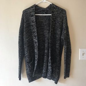 Black and white cardigan